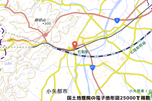 計画地の地図の写真
