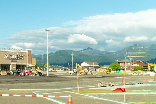 駐車場の様子の写真