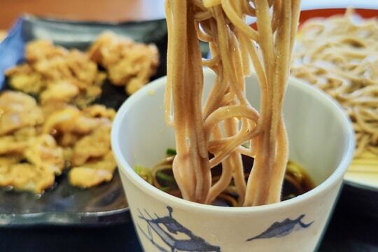 吉野家の蕎麦の写真