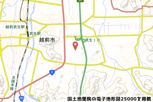地図の写真