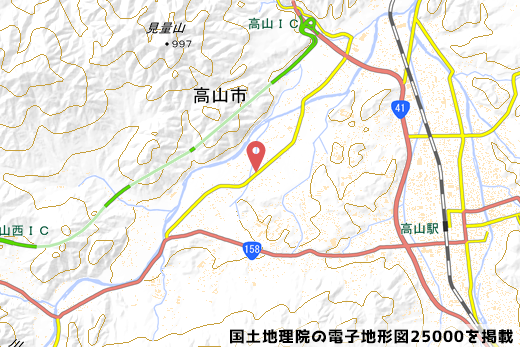 地図の写真