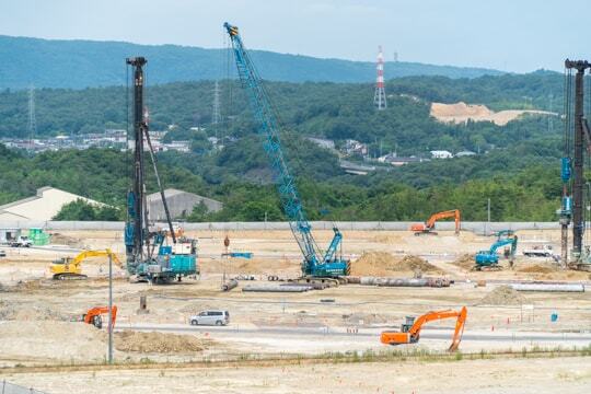 (仮称)イオンモール土岐の工事の様子の写真