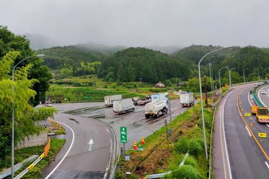 神坂パーキングエリア上りの写真