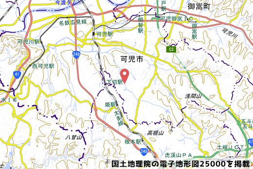 ゲンキー大森店の地図の写真