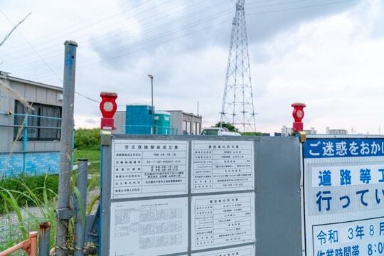 工事の労災の写真