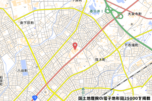 お店の地図の写真