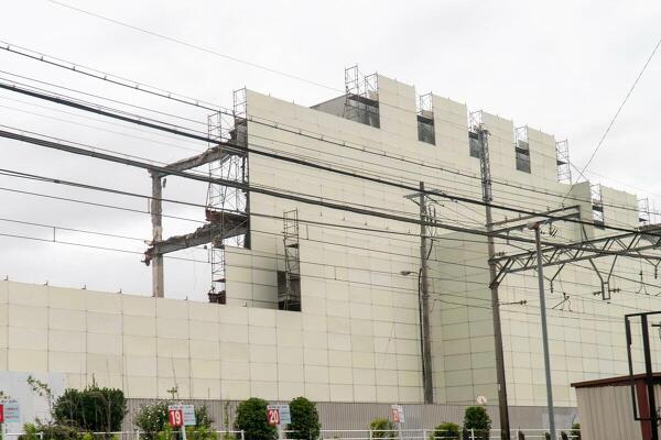 イオン白子店の解体工事の写真