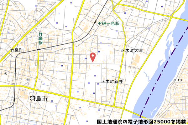 ゲンキー曲利東店の位置の写真