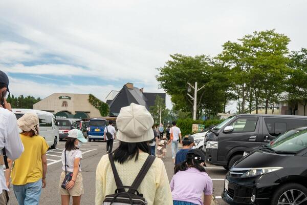 8月のハイシーズンの写真