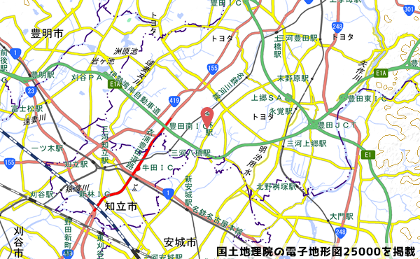 予定地地図の写真