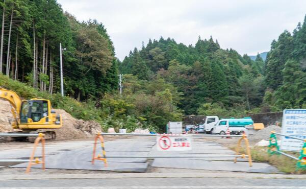 スマートICの接続ポイントの写真