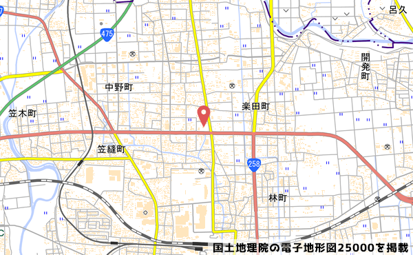 地図の写真
