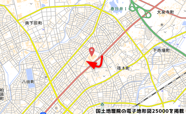 地図の写真