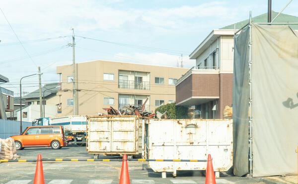 羽島店の解体の写真