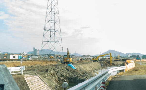 天王川沿いの写真
