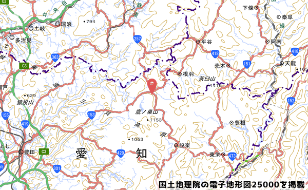 豊田市湧水広場のちずの写真
