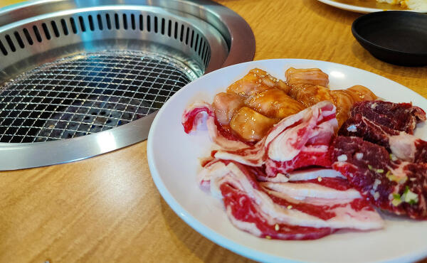 焼き肉の写真
