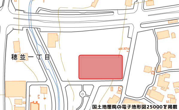 建物の配置の写真