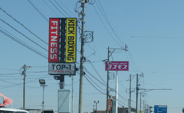 ドラッグコスモス可児土田店の看板の写真