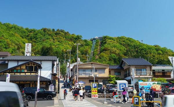 天橋立傘松公園までのの写真