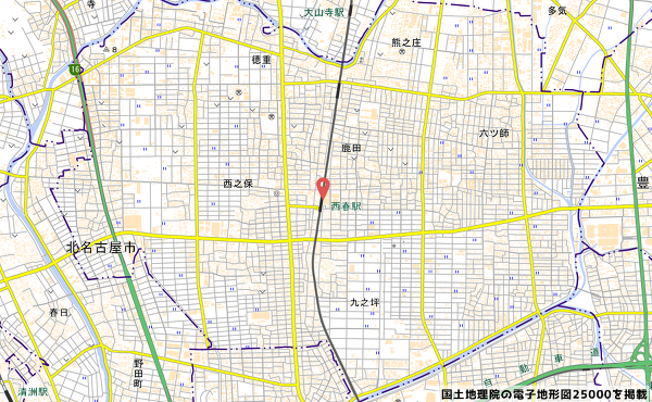 Yストア西春店地図の写真