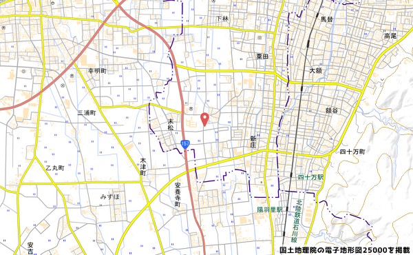 野々市南店の位置の写真