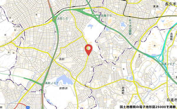 トップワン極楽店の地図