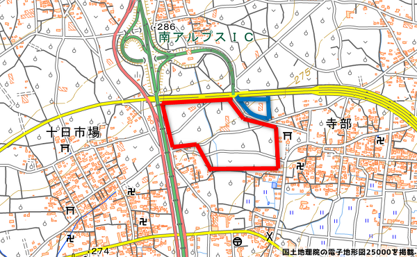 計画の地図の写真