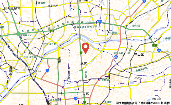 出店地の地図の写真
