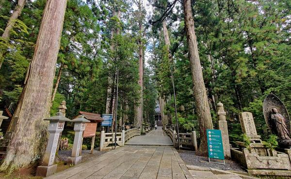 高野山の奥の院の写真