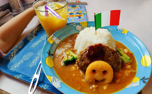 お子様バーグカレーの写真