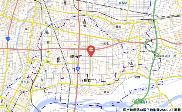 セブンイレブン 岐南町伏屋1丁目店の地図の写真