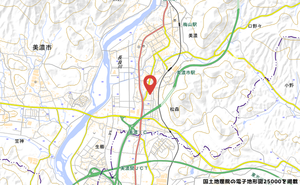 ドラッグコスモス松森店の地図の写真