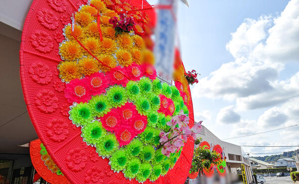 開店祝いのお花の写真