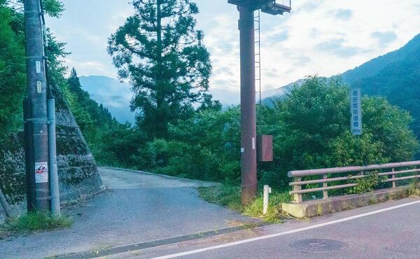 展望台への入り口の写真