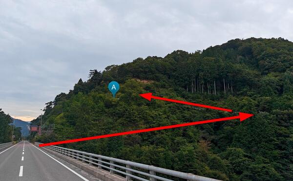 山道の写真